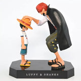 One Piece Luffy e Shanks 18cm