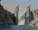 IL SIGNORE DEGLI ANELLI Le colonne dei Re statue Argonath 16cm