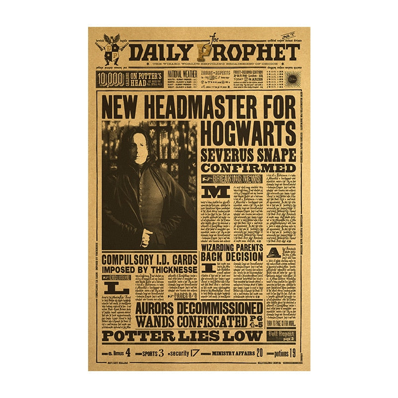 HARRY POTTER Poster Daily Prophet – Horizonline IT