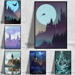 HARRY POTTER Posters Artistici hogwarts